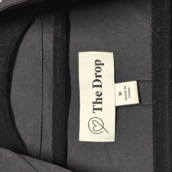 The Drop Women's Anabel Relaxed Nylon Jacket Size Medium NWT - Picture 3 of 7